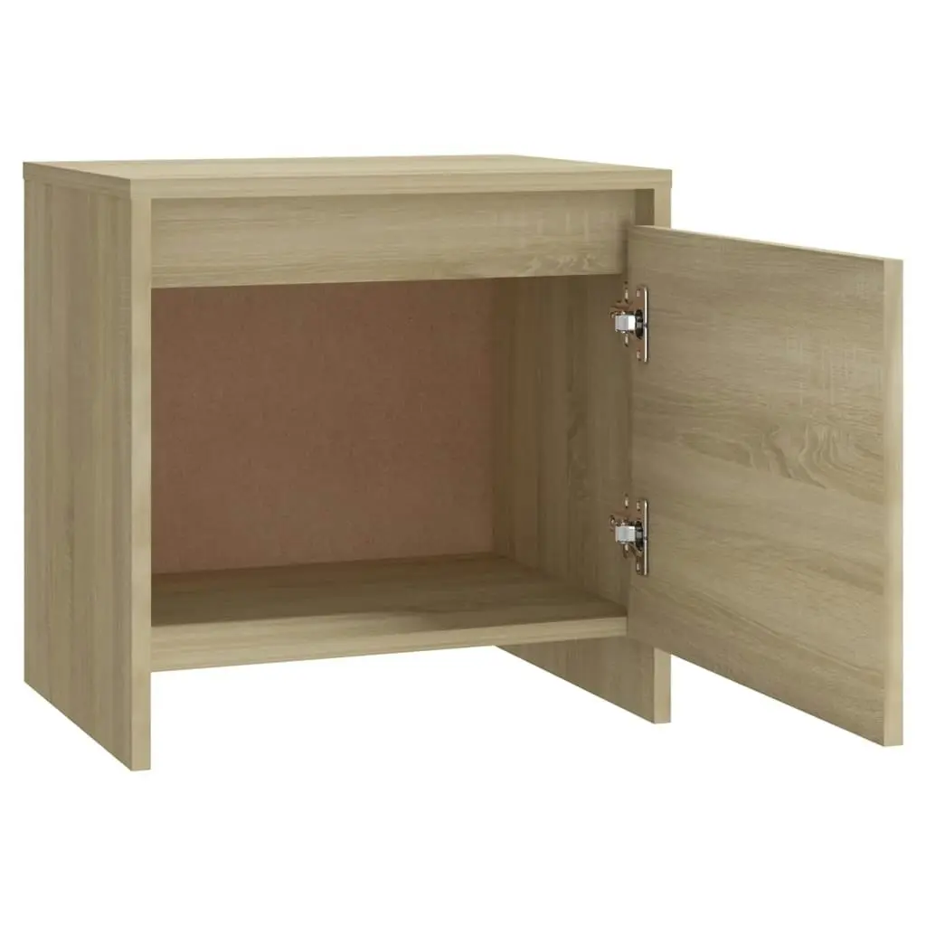 Bedside Cabinet Sonoma Oak 45x34x44.5 cm Engineered Wood 809869