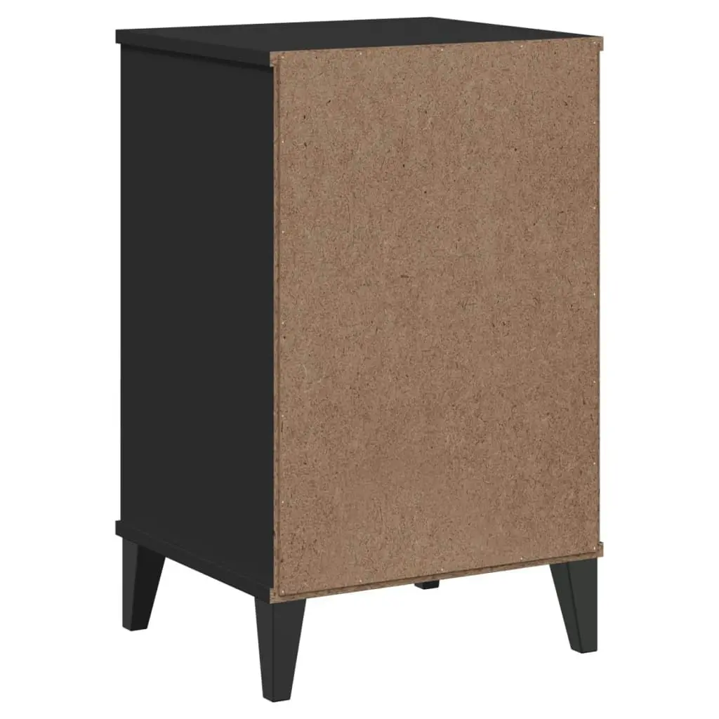 Bedside Cabinet VIKEN Black Engineered Wood 374915