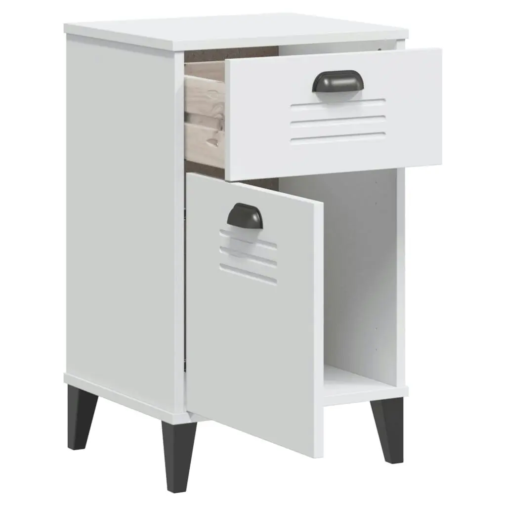 Bedside Cabinet VIKEN White Engineered Wood 374914