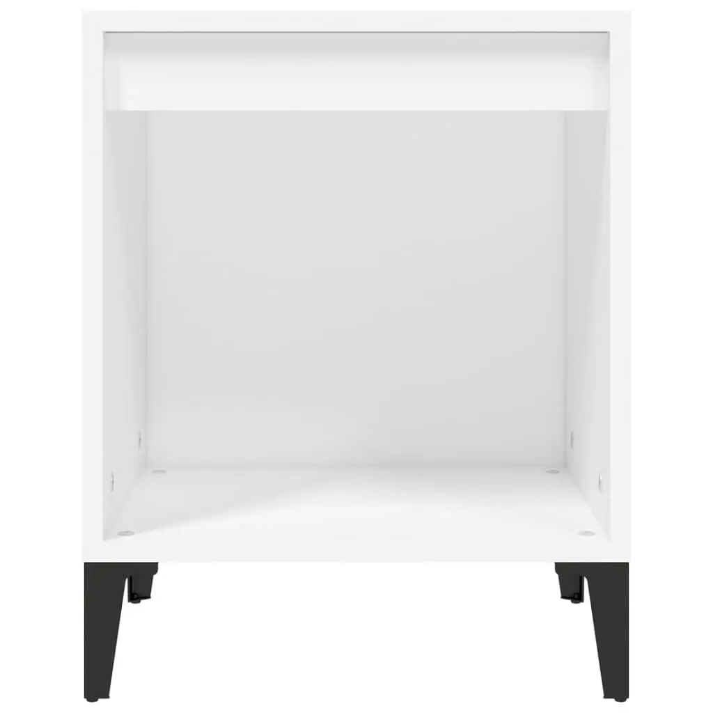 Bedside Cabinet White 40x35x50 cm 821874