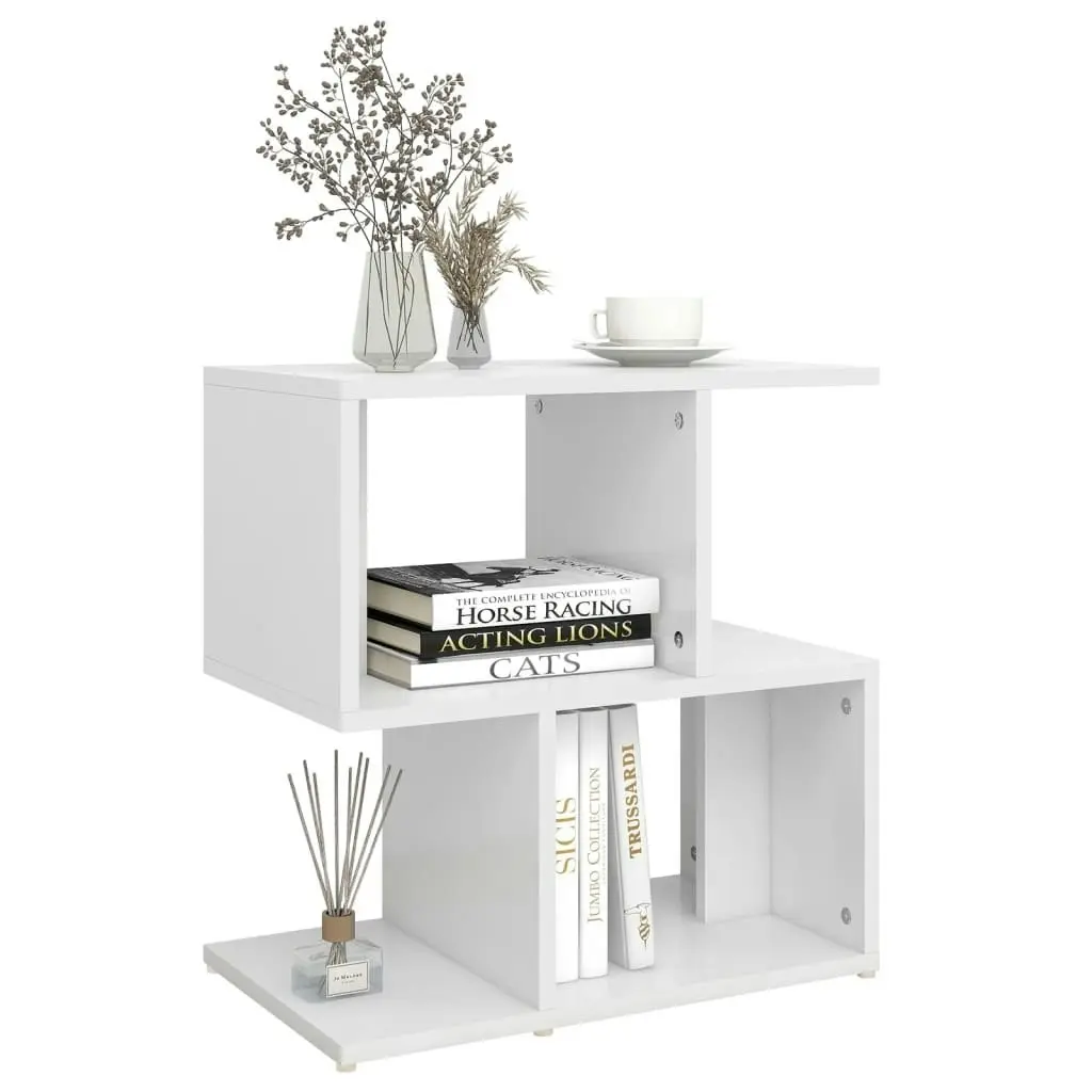 Bedside Cabinet White 50x30x51.5 cm Engineered Wood 806364