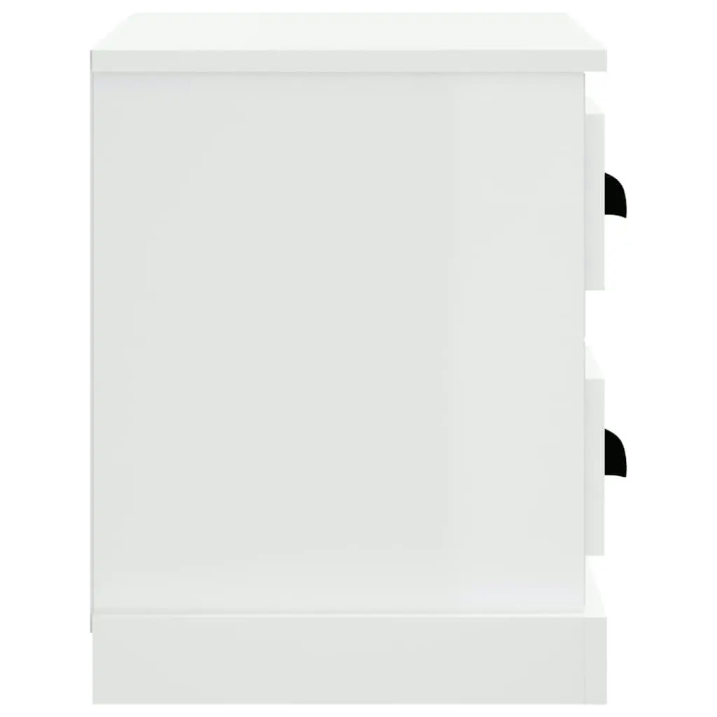 Bedside Cabinet White 60x35.5x45 cm 816368