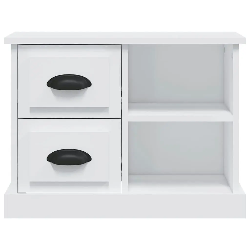 Bedside Cabinet White 60x35.5x45 cm 816368