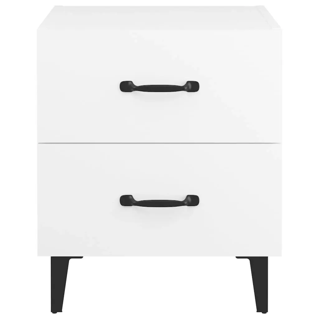 Bedside Cabinet White 40x35x47.5 cm 811988