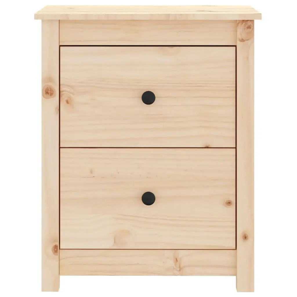 Bedside Cabinets 2 pcs 50x35x61.5 cm Solid Wood Pine 813680