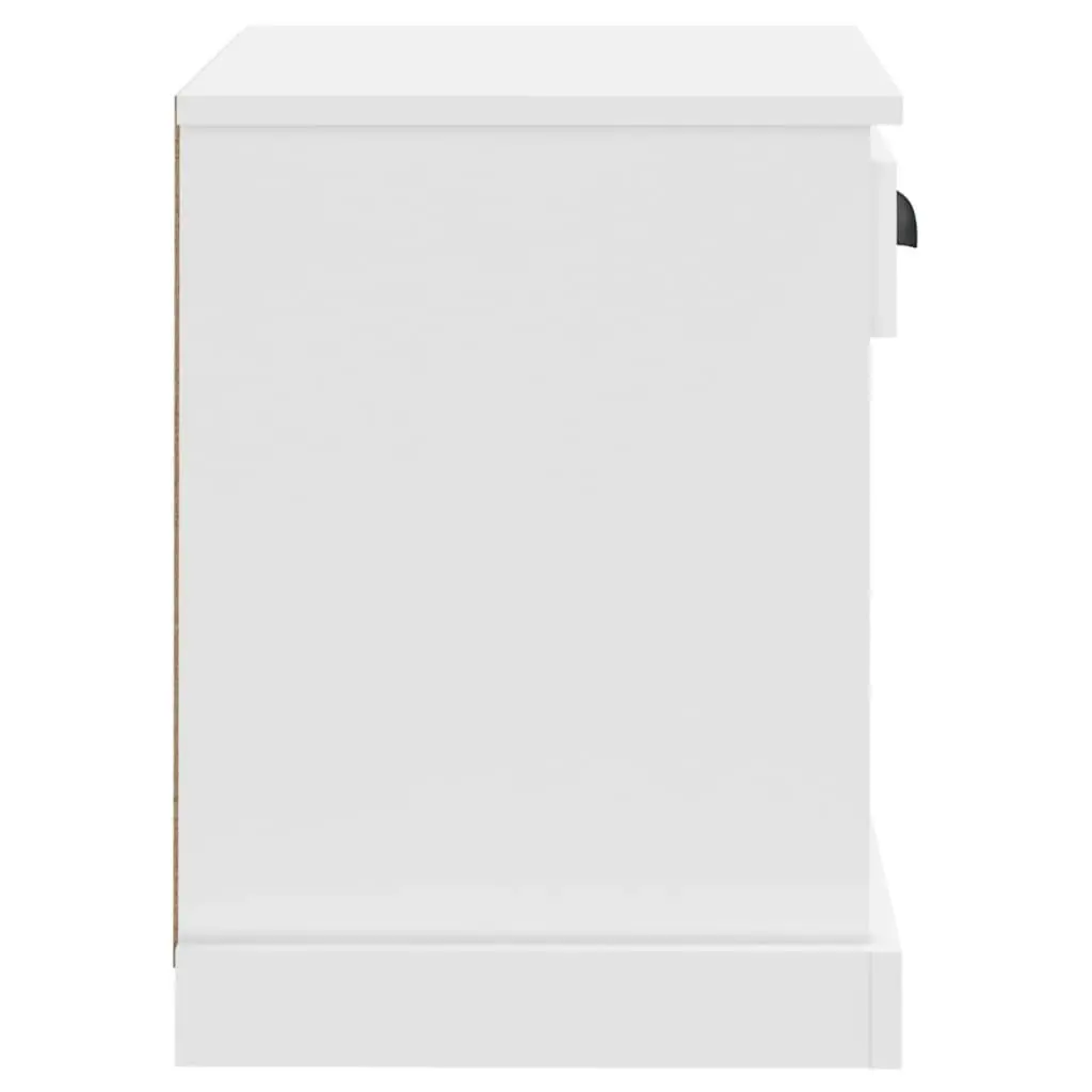 Bedside Cabinet White 43x36x50 cm 816344