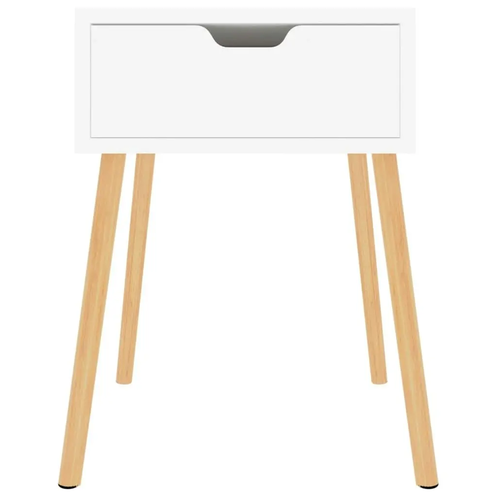 Bedside Cabinet White 40x40x56 cm Engineered Wood 326795