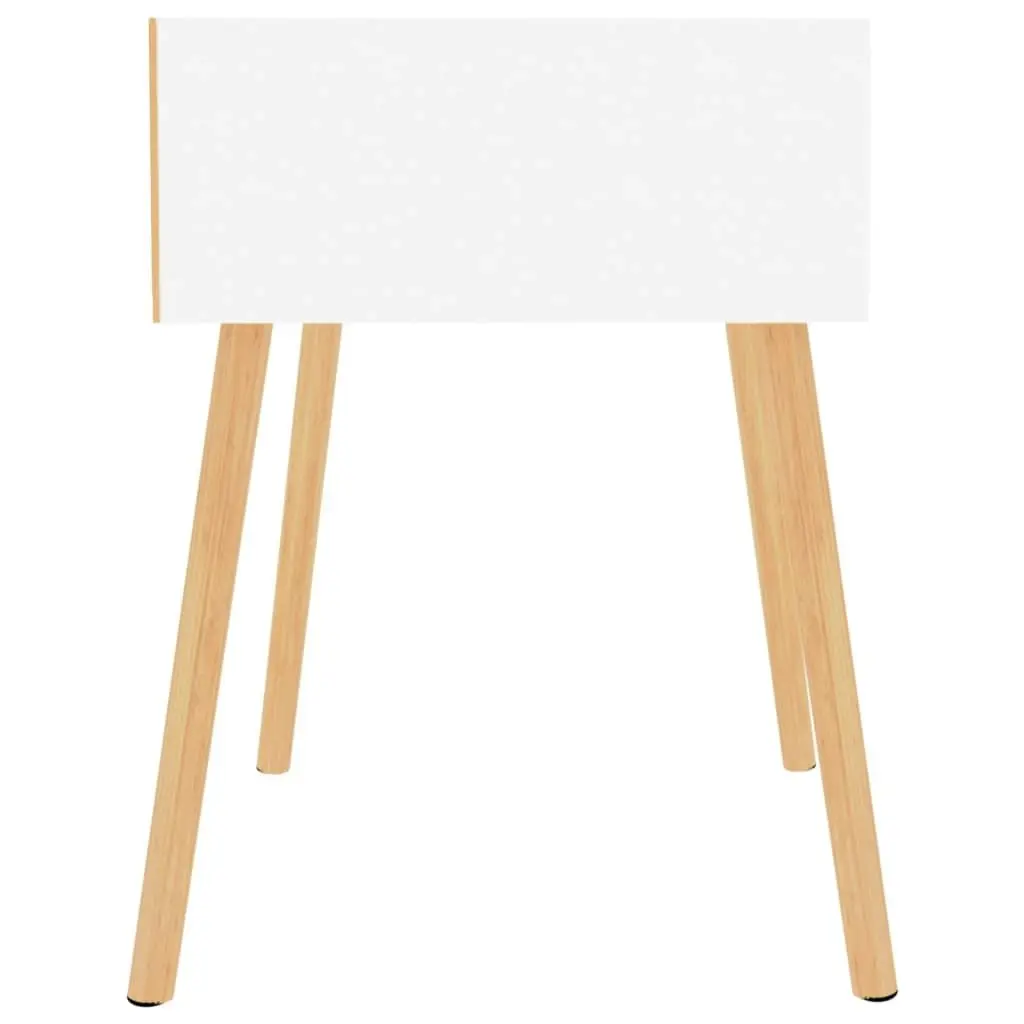 Bedside Cabinet White 40x40x56 cm Engineered Wood 326795