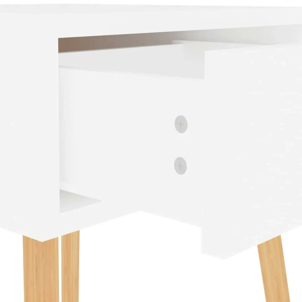 Bedside Cabinet White 40x40x56 cm Engineered Wood 326795