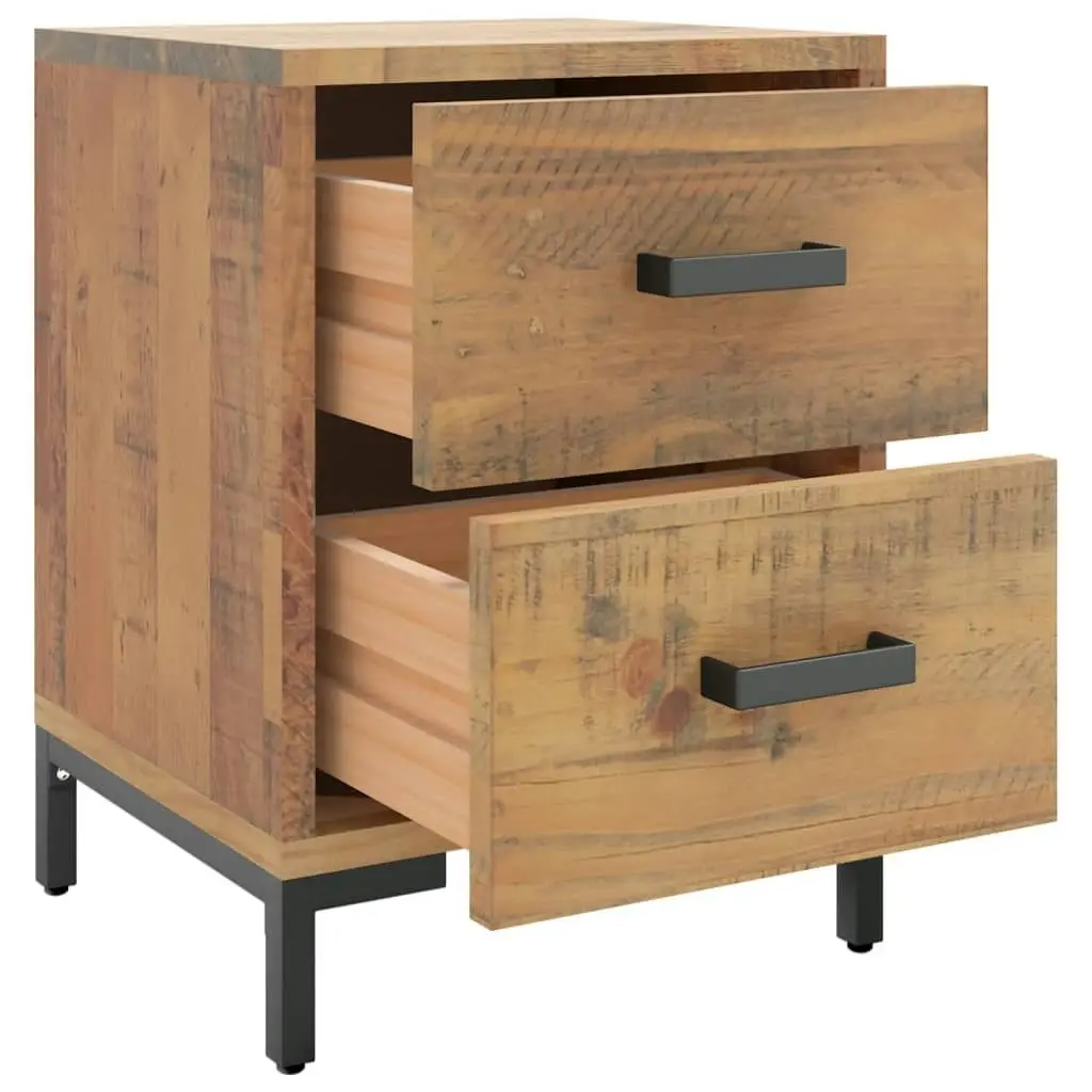 Bedside Cabinets 2 pcs 36x30x45 cm Solid Wood Pine 3120338