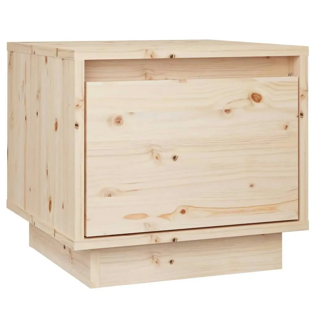 Bedside Cabinets 2 pcs 35x34x32 cm Solid Wood Pine 813396