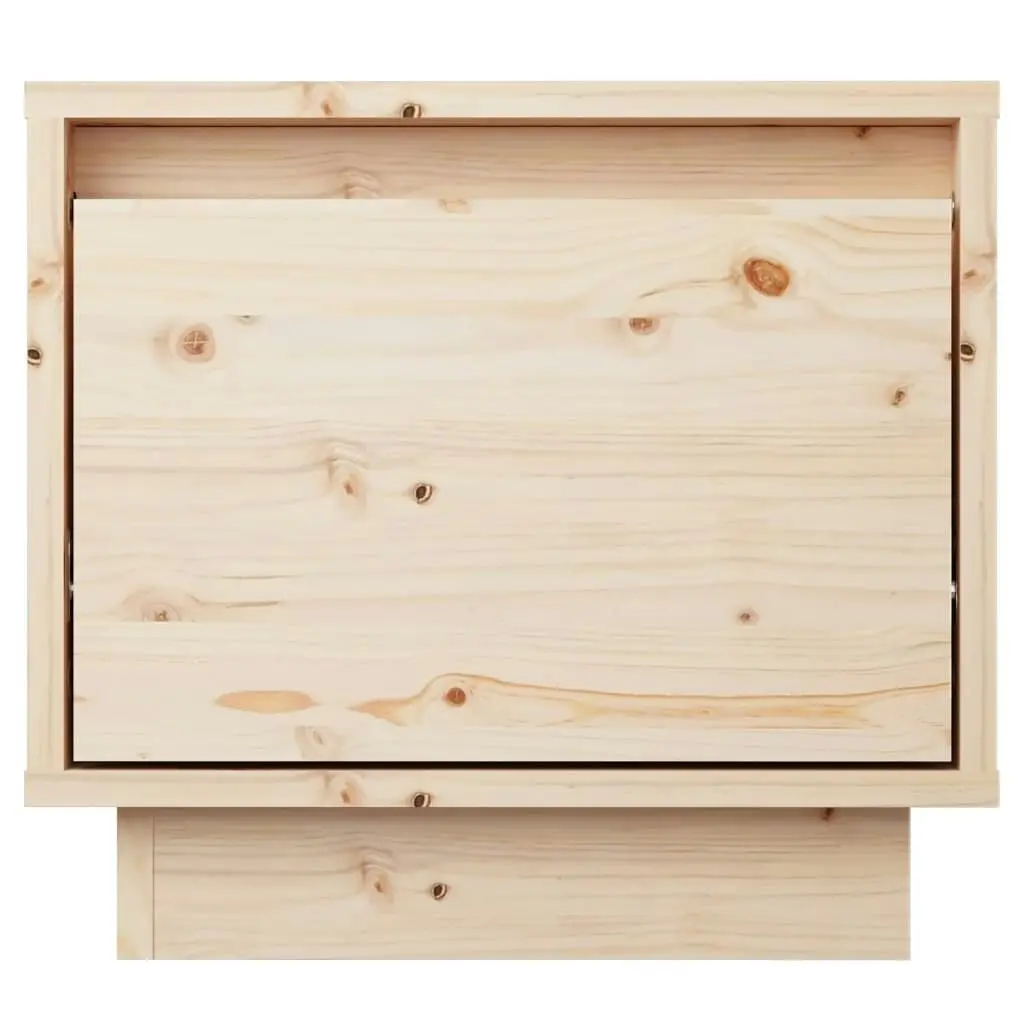 Bedside Cabinets 2 pcs 35x34x32 cm Solid Wood Pine 813396