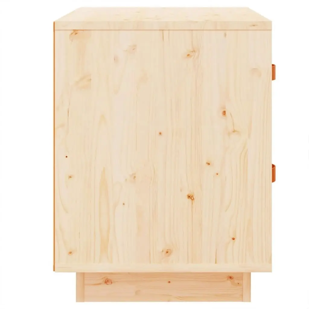 Bedside Cabinets 2 pcs 40x34x45 cm Solid Wood Pine 818326