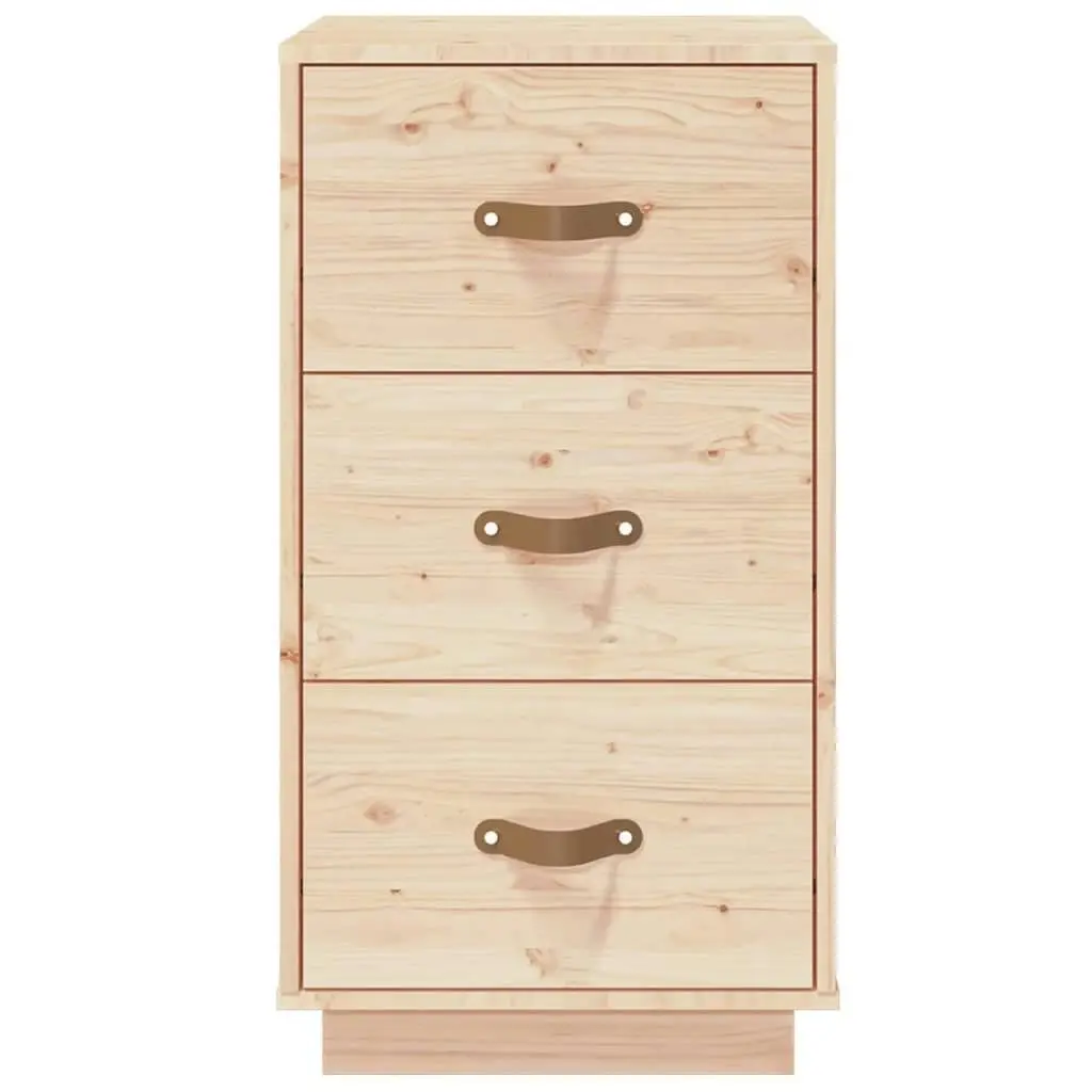 Bedside Cabinets 2 pcs 40x40x75 cm Solid Wood Pine 818336