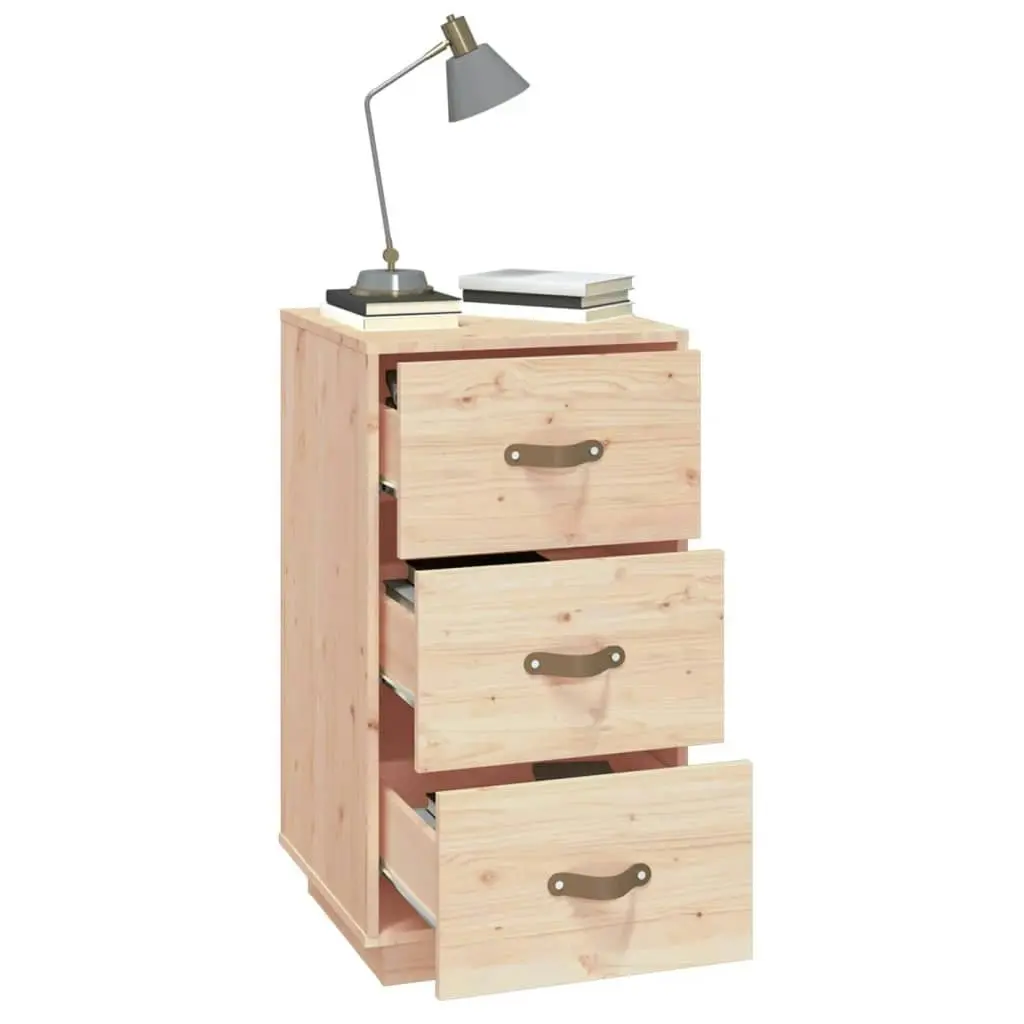 Bedside Cabinets 2 pcs 40x40x75 cm Solid Wood Pine 818336