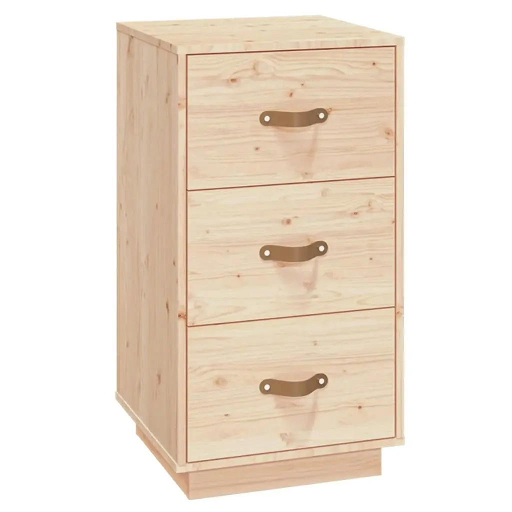 Bedside Cabinets 2 pcs 40x40x75 cm Solid Wood Pine 818336