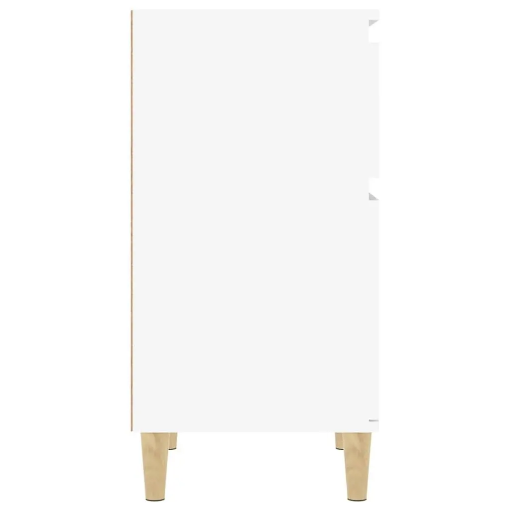 Bedside Cabinet White 40x35x70 cm 819692