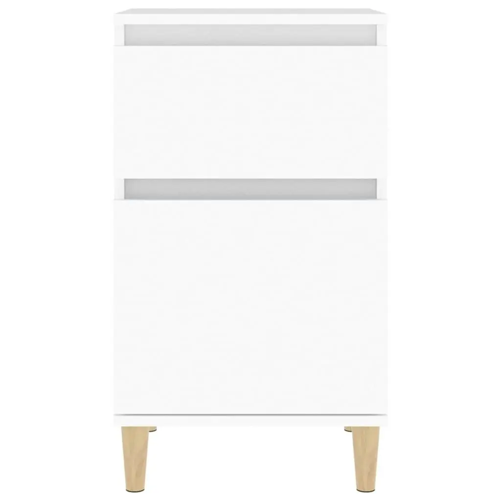 Bedside Cabinet White 40x35x70 cm 819692