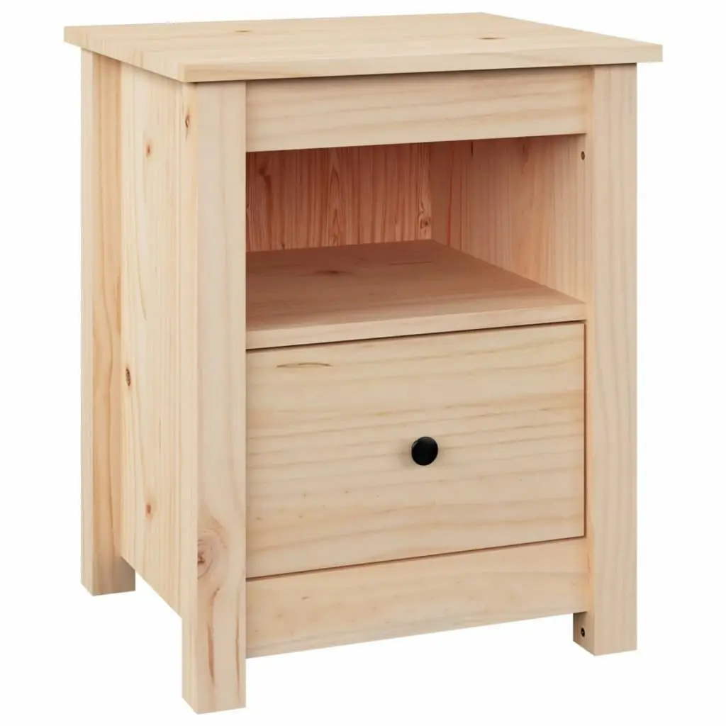 Bedside Cabinets 2 pcs 40x35x49 cm Solid Wood Pine 813710