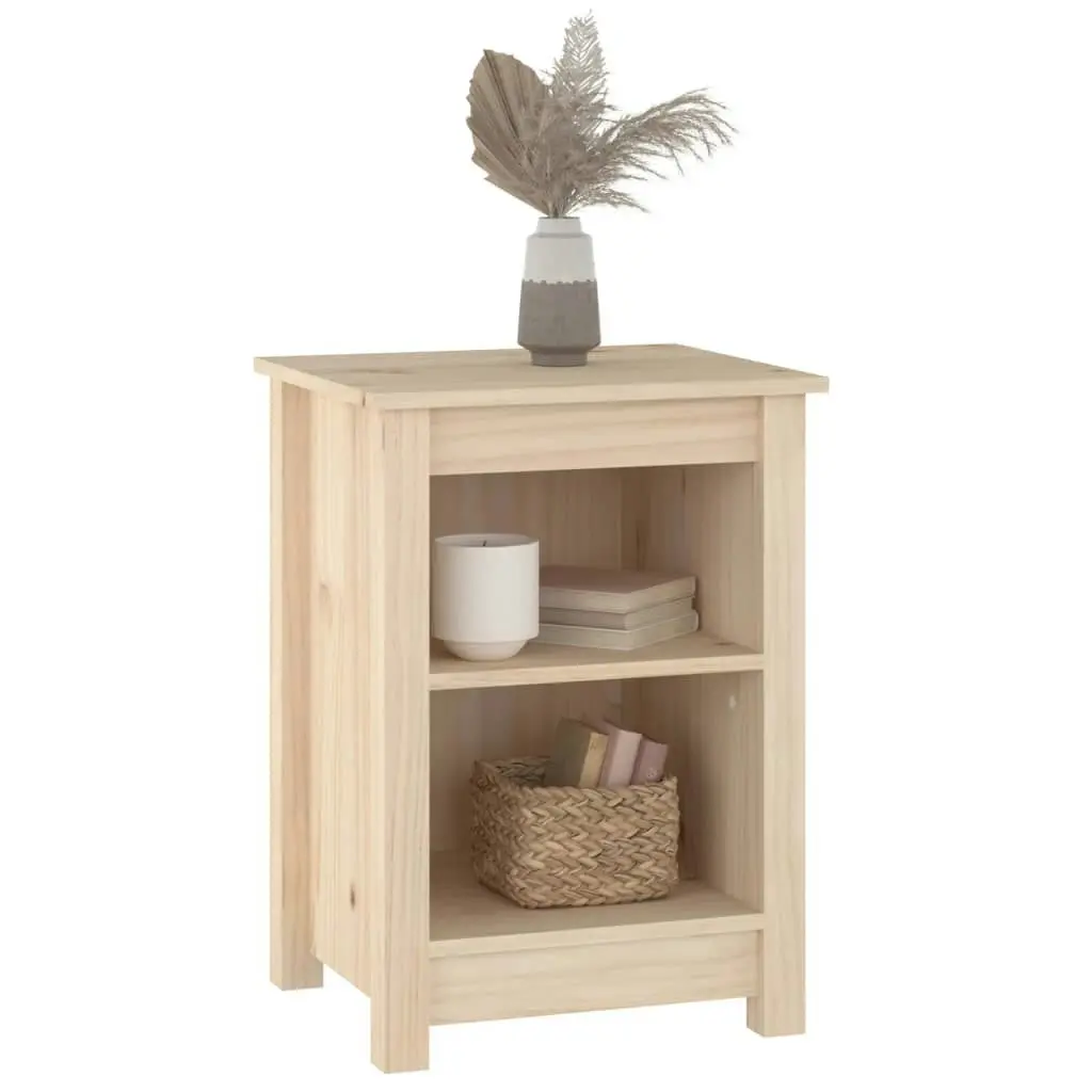 Bedside Cabinets 2 pcs 40x35x55 cm Solid Wood Pine 820957