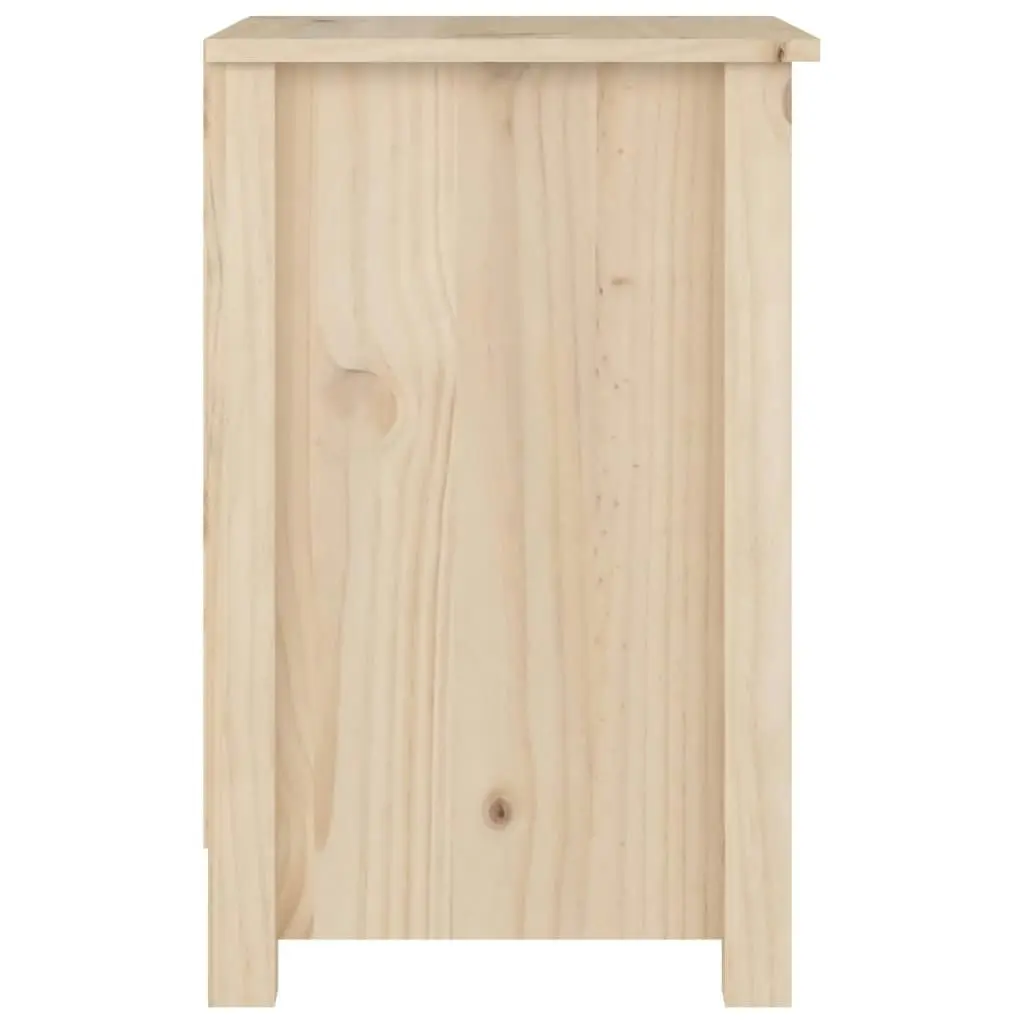 Bedside Cabinets 2 pcs 40x35x55 cm Solid Wood Pine 820957