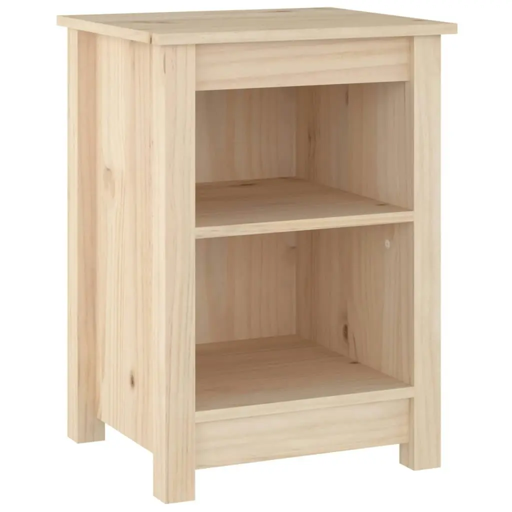 Bedside Cabinets 2 pcs 40x35x55 cm Solid Wood Pine 820957