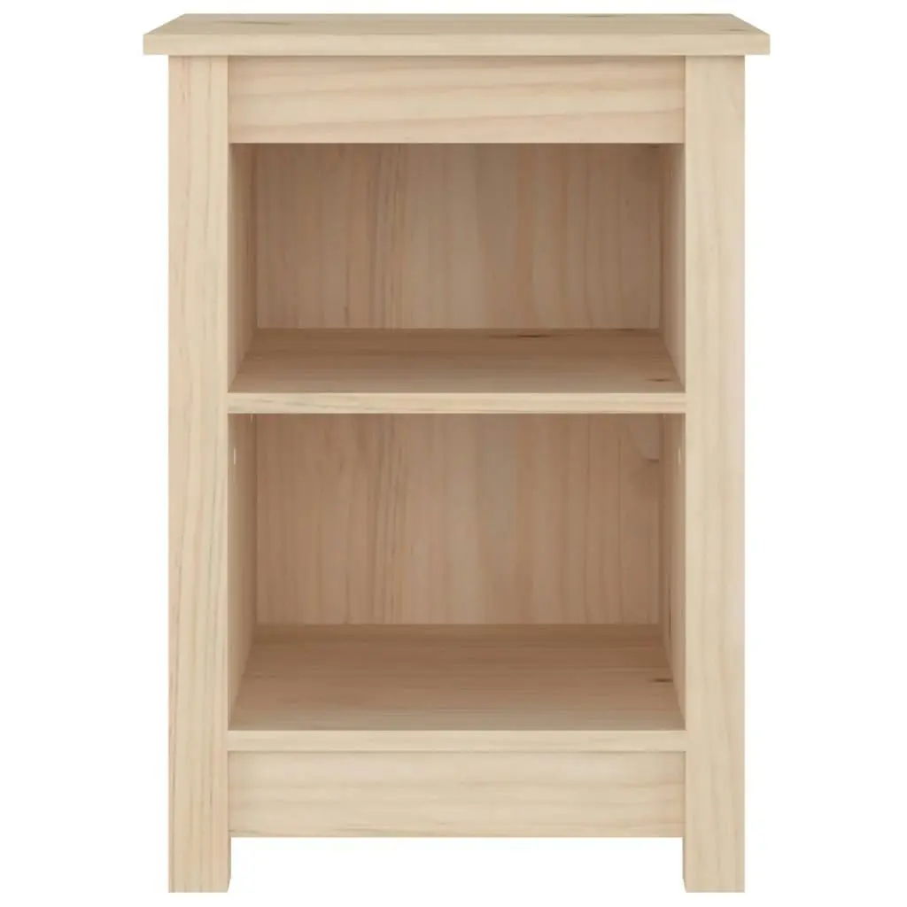 Bedside Cabinets 2 pcs 40x35x55 cm Solid Wood Pine 820957