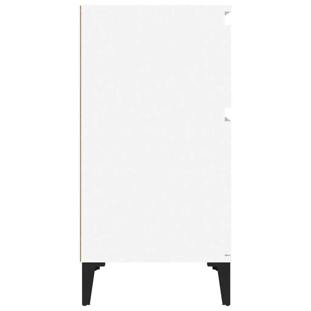 Bedside Cabinet White 40x35x70 cm 819708