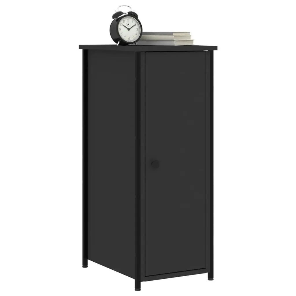 Bedside Cabinets 2 pcs Black 32x42x80 cm Engineered Wood 825964