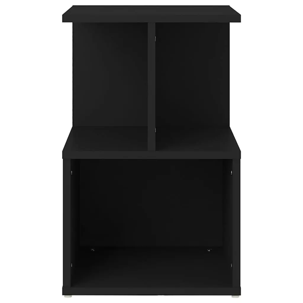 Bedside Cabinets 2 pcs Black 35x35x55 cm Engineered Wood 806349