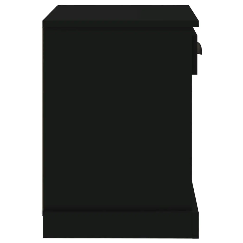 Bedside Cabinets 2 pcs Black 43x36x50 cm 816347