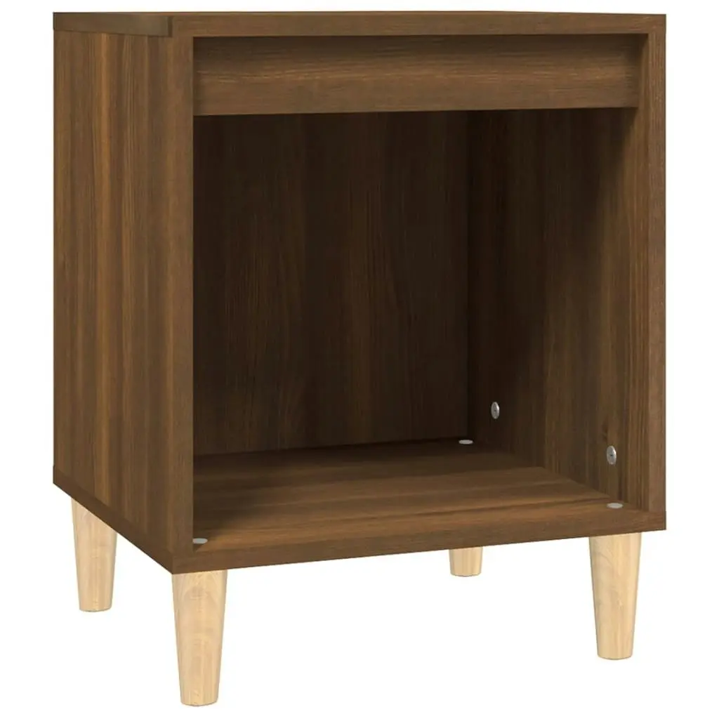 Bedside Cabinets 2 pcs Brown Oak 40x35x50 cm 821873