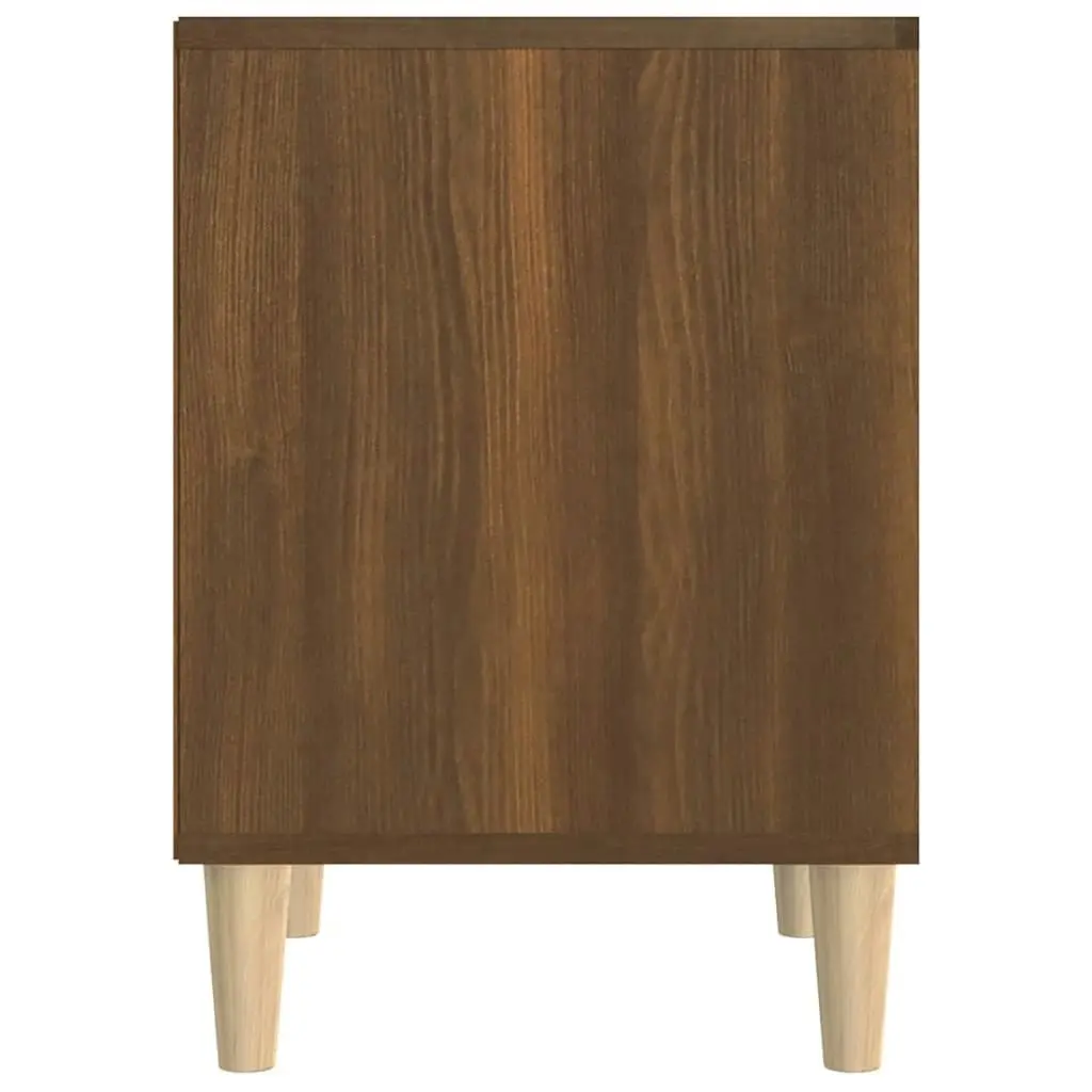 Bedside Cabinets 2 pcs Brown Oak 40x35x50 cm 821873