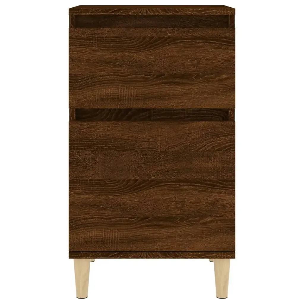 Bedside Cabinets 2 pcs Brown Oak 40x35x70 cm 819707