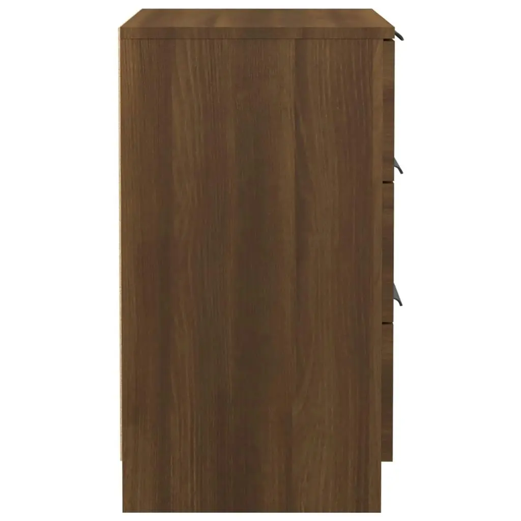 Bedside Cabinets 2 pcs Brown Oak 40x36x65 cm 817056