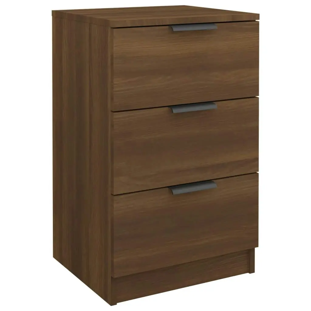 Bedside Cabinets 2 pcs Brown Oak 40x36x65 cm 817056