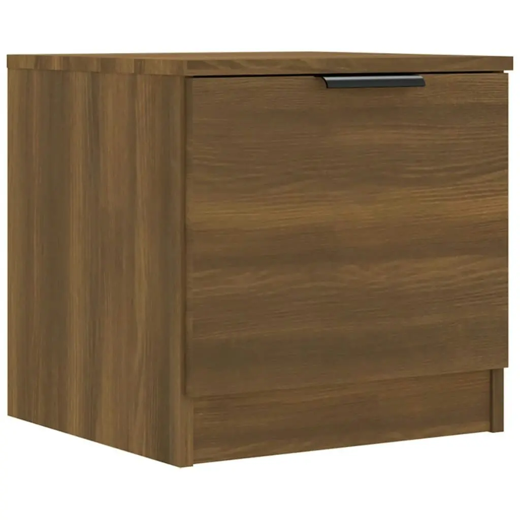 Bedside Cabinets 2 pcs Brown Oak 40x39x40 cm 817032