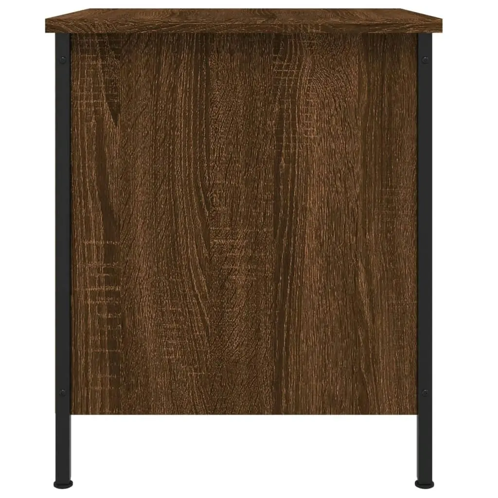 Bedside Cabinets 2 pcs Brown Oak 40x42x50 cm Engineered Wood 825942