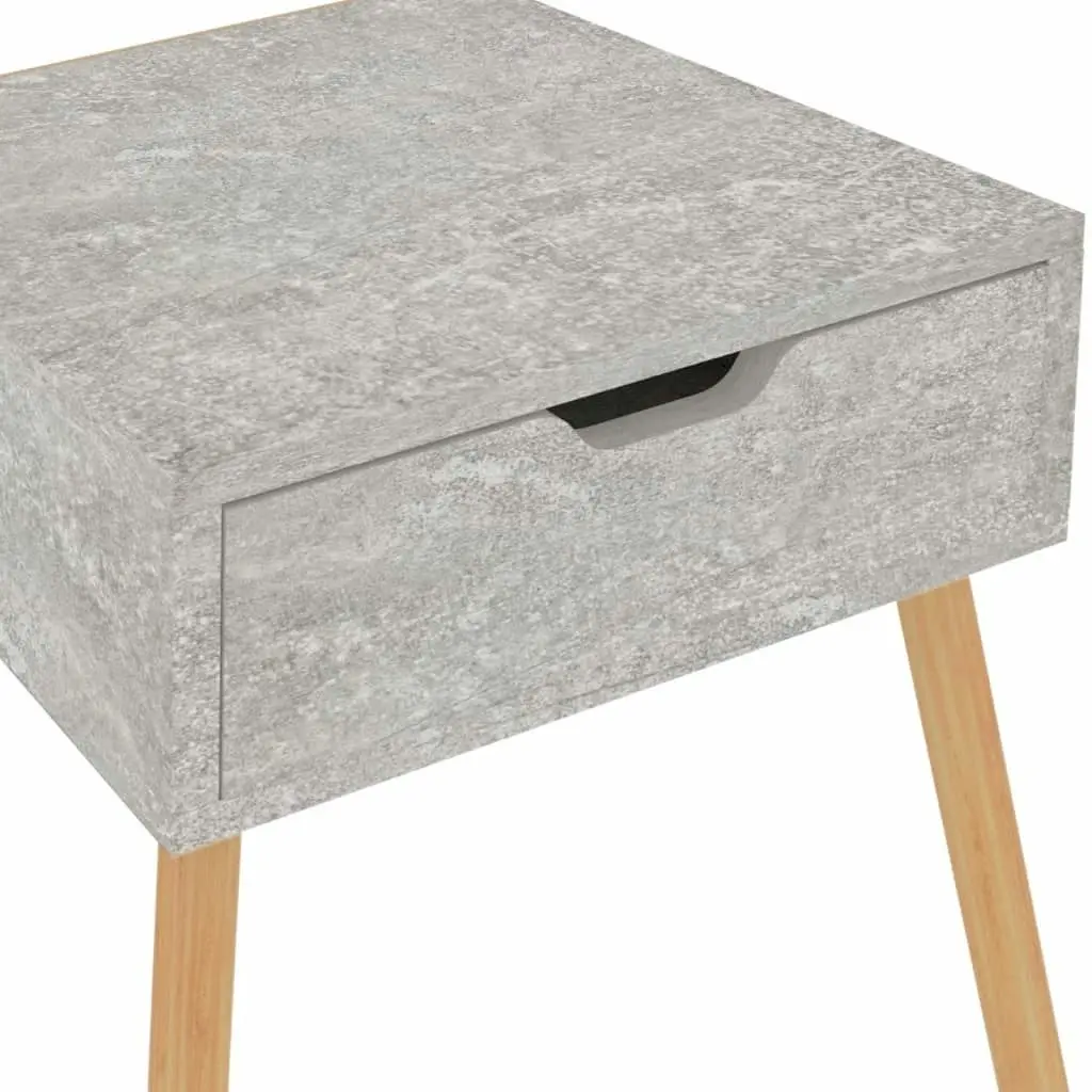 Bedside Cabinets 2 pcs Concrete Grey 40x40x56 cm Engineered Wood 326804