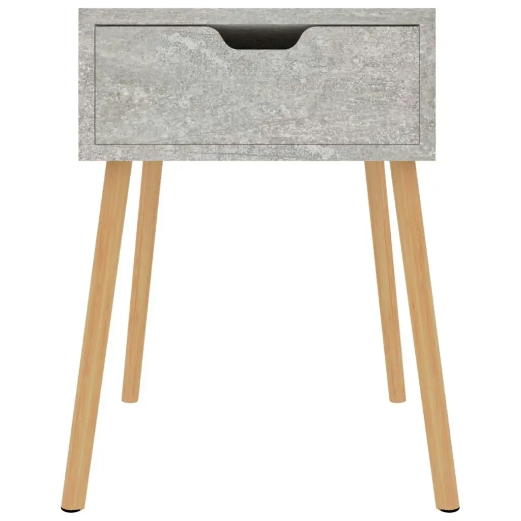 Bedside Cabinets 2 pcs Concrete Grey 40x40x56 cm Engineered Wood 326804