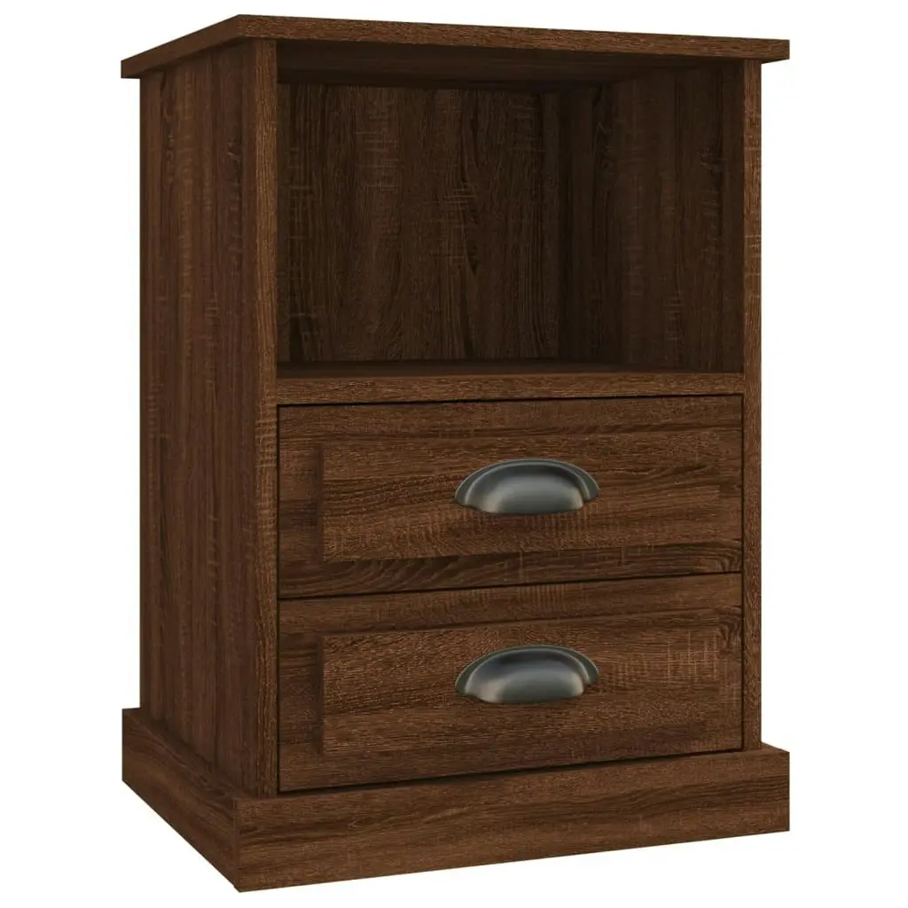 Bedside Cabinets 2 pcs Brown Oak 43x36x60 cm 816343