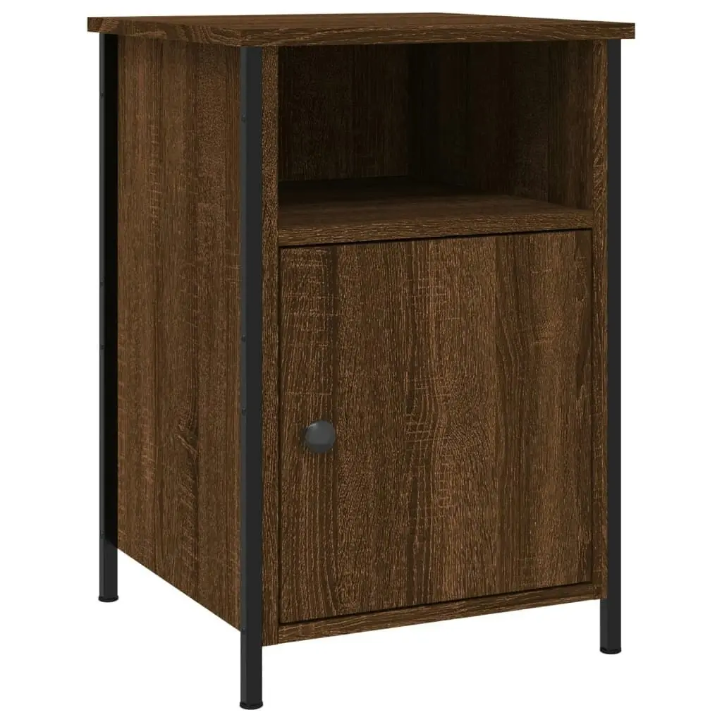 Bedside Cabinets 2 pcs Brown Oak 40x42x60 cm Engineered Wood 825922