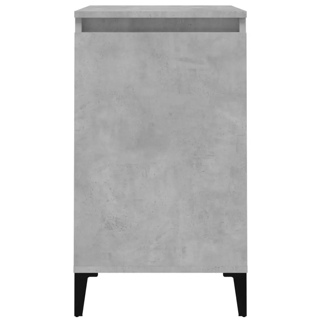 Bedside Cabinets 2 pcs Concrete Grey 40x35x70 cm Engineered Wood 819653