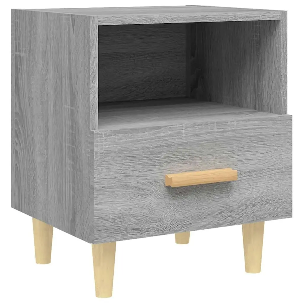 Bedside Cabinets 2 pcs Grey Sonoma 40x35x47 cm 817300