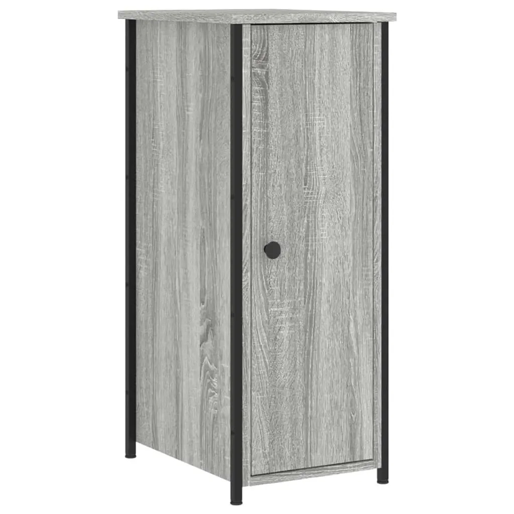 Bedside Cabinets 2 pcs Grey Sonoma 32x42x80 cm Engineered Wood 825970