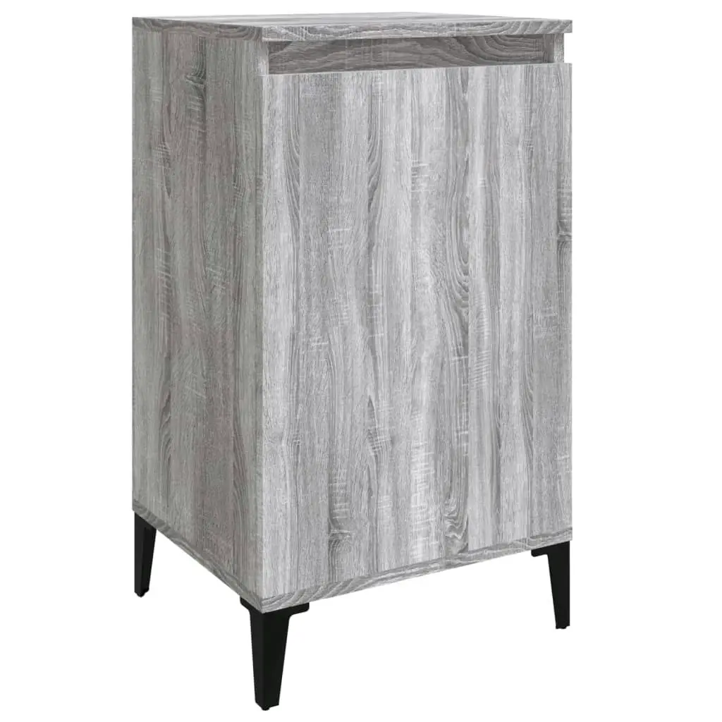 Bedside Cabinets 2 pcs Grey Sonoma 40x35x70 cm Engineered Wood 819657