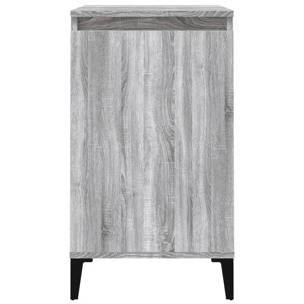 Bedside Cabinets 2 pcs Grey Sonoma 40x35x70 cm Engineered Wood 819657