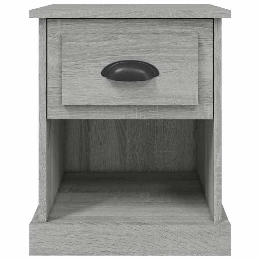 Bedside Cabinets 2 pcs Grey Sonoma 39x39x47.5 cm Engineered Wood 816141