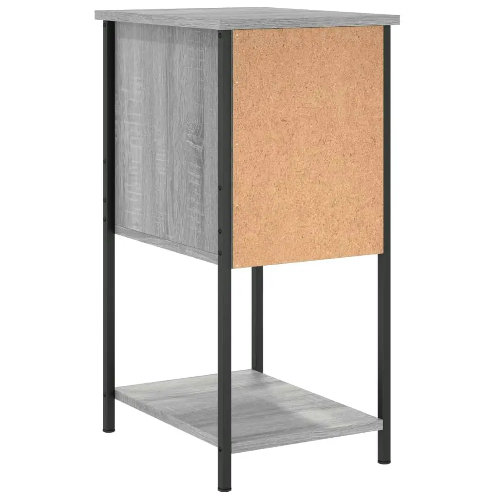 Bedside Cabinets 2 pcs Grey Sonoma 32x42x70 cm Engineered Wood 826100