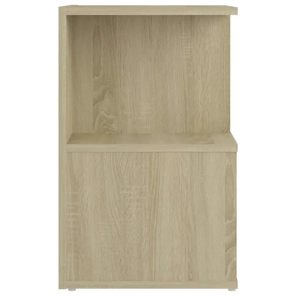 Bedside Cabinets 2 pcs Sonoma Oak 35x35x55 cm Engineered Wood 806353